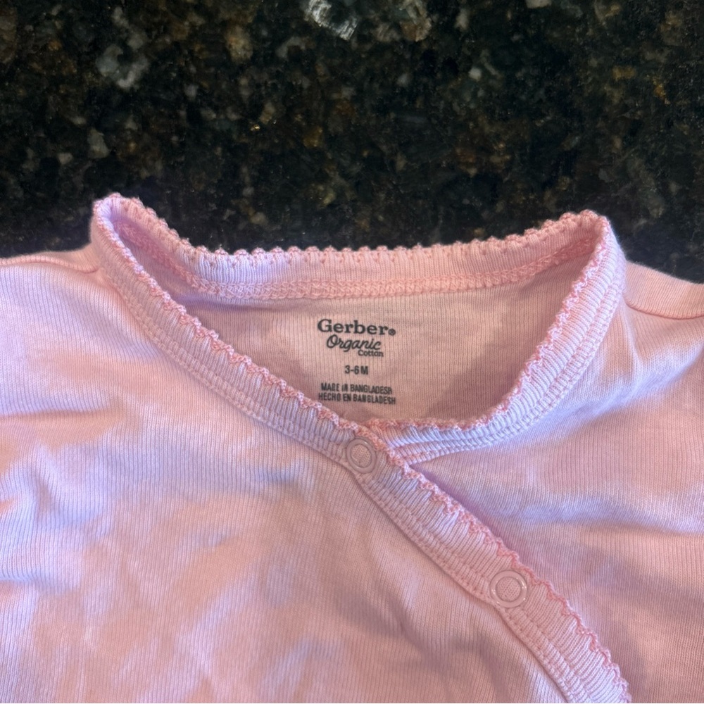 Pink Gerber Elephant Baby Sweater - Picture 2 of 5